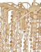 Currey and Company - 9000-1301 - Seven Light Chandelier - Kealia - Natural/Coco Cream