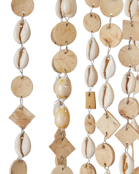 Currey and Company - 9000-1301 - Seven Light Chandelier - Kealia - Natural/Coco Cream