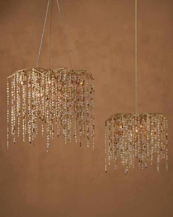 Currey and Company - 9000-1301 - Seven Light Chandelier - Kealia - Natural/Coco Cream