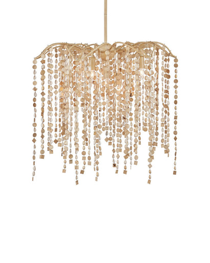 Kealia Seven Light Chandelier Natural/Coco Cream