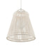 Currey and Company - 9000-1302 - One Light Pendant - Parnell - White/Frosted White/Gesso White