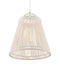 Currey and Company - 9000-1302 - One Light Pendant - Parnell - White/Frosted White/Gesso White