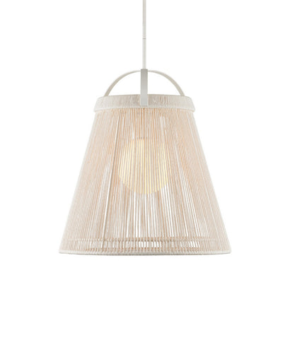 Parnell One Light Pendant White/Frosted White/Gesso White