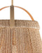 Currey and Company - 9000-1303 - One Light Pendant - Parnell - Natural/Frosted White/Beige
