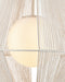 Currey and Company - 9000-1304 - One Light Pendant - Fraxel - White/Frosted White/Vanilla