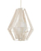 Currey and Company - 9000-1304 - One Light Pendant - Fraxel - White/Frosted White/Vanilla