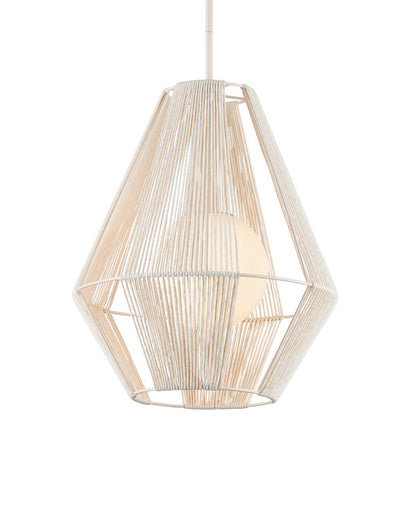 Fraxel One Light Pendant White/Frosted White/Vanilla