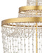 Currey and Company - 9000-1305 - LED Chandelier - Mademoiselle - Clear/Contemporary Gold Leaf/Contemporary Gold