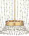 Currey and Company - 9000-1305 - LED Chandelier - Mademoiselle - Clear/Contemporary Gold Leaf/Contemporary Gold