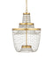 Currey and Company - 9000-1305 - LED Chandelier - Mademoiselle - Clear/Contemporary Gold Leaf/Contemporary Gold