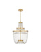 Currey and Company - 9000-1305 - LED Chandelier - Mademoiselle - Clear/Contemporary Gold Leaf/Contemporary Gold