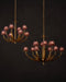 Currey and Company - 9000-1307 - 12 Light Chandelier - Marilee - Pink/Dutch Gold Leaf