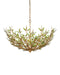 Currey and Company - 9000-1308 - Eight Light Chandelier - Babylon - Green/Contemporary Gold Leaf/Contemporary Gold