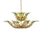 Currey and Company - 9000-1310 - 11 Light Chandelier - Babylon - Green/Contemporary Gold Leaf/Contemporary Gold