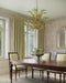 Currey and Company - 9000-1310 - 11 Light Chandelier - Babylon - Green/Contemporary Gold Leaf/Contemporary Gold