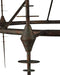 Currey and Company - 9000-1311 - Six Light Chandelier - Anselm - Verde Bronze/Contemporary Gold