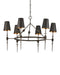 Currey and Company - 9000-1311 - Six Light Chandelier - Anselm - Verde Bronze/Contemporary Gold
