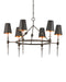 Currey and Company - 9000-1311 - Six Light Chandelier - Anselm - Verde Bronze/Contemporary Gold