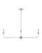 Currey and Company - 9000-1312 - Two Light Chandelier - Nottaway - Champagne