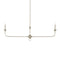 Currey and Company - 9000-1312 - Two Light Chandelier - Nottaway - Champagne