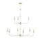 Currey and Company - 9000-1313 - Nine Light Chandelier - Nottaway - Champagne