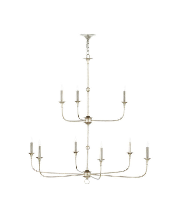 Currey and Company - 9000-1313 - Nine Light Chandelier - Nottaway - Champagne