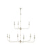Currey and Company - 9000-1313 - Nine Light Chandelier - Nottaway - Champagne