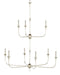 Currey and Company - 9000-1313 - Nine Light Chandelier - Nottaway - Champagne