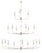 Currey and Company - 9000-1314 - 18 Light Chandelier - Nottaway - Champagne