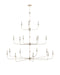 Currey and Company - 9000-1314 - 18 Light Chandelier - Nottaway - Champagne