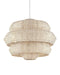 Currey and Company - 9000-1315 - 18 Light Chandelier - Antibes - Bleached Natural/Snow White
