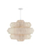 Currey and Company - 9000-1315 - 18 Light Chandelier - Antibes - Bleached Natural/Snow White