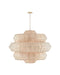 Currey and Company - 9000-1315 - 18 Light Chandelier - Antibes - Bleached Natural/Snow White