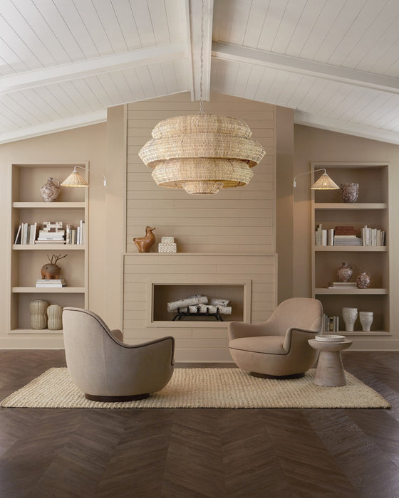 Currey and Company - 9000-1315 - 18 Light Chandelier - Antibes - Bleached Natural/Snow White