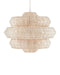 Currey and Company - 9000-1315 - 18 Light Chandelier - Antibes - Bleached Natural/Snow White
