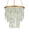 Currey and Company - 9000-1317 - One Light Chandelier - Verre de Mer - Seaglass/Contemporary Gold