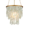Currey and Company - 9000-1317 - One Light Chandelier - Verre de Mer - Seaglass/Contemporary Gold