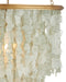 Currey and Company - 9000-1318 - One Light Chandelier - Verre de Mer - Seaglass/Contemporary Gold