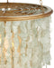 Currey and Company - 9000-1318 - One Light Chandelier - Verre de Mer - Seaglass/Contemporary Gold