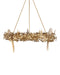 Currey and Company - 9000-1320 - Six Light Chandelier - Aviary - Swedish Gold