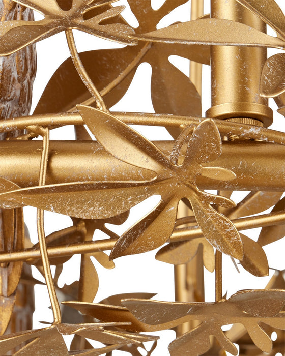 Currey and Company - 9000-1321 - 12 Light Chandelier - Aviary - Swedish Gold