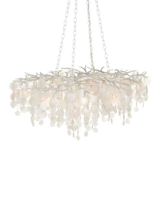 Currey and Company - 9000-1322 - 16 Light Chandelier - Lusso - Natural/Pearlized White