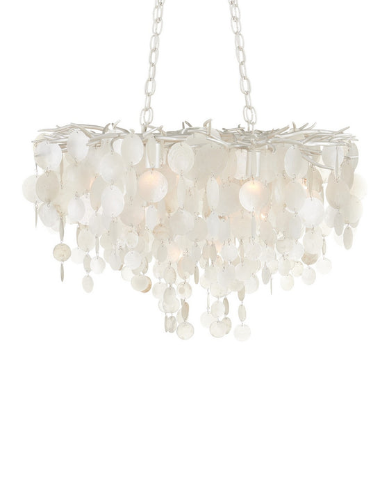 Currey and Company - 9000-1322 - 16 Light Chandelier - Lusso - Natural/Pearlized White