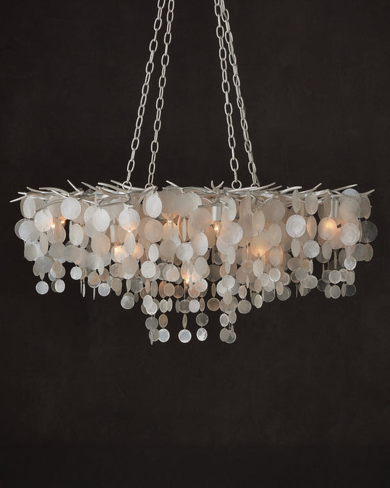 Currey and Company - 9000-1322 - 16 Light Chandelier - Lusso - Natural/Pearlized White