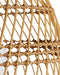 Currey and Company - 9500-0016 - One Light Pendant - Fishtrap - Natural/Black/Frosted White