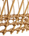 Currey and Company - 9500-0016 - One Light Pendant - Fishtrap - Natural/Black/Frosted White