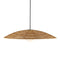 Currey and Company - 9500-0018 - One Light Pendant - Barbary - Natural/Black/Frosted White