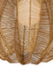Currey and Company - 9500-0019 - One Light Pendant - Barbary - Natural/Black/Frosted White