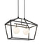 Currey and Company - 9500-0023 - Two Light Lantern - Denison - Black/Frosted White