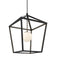 Currey and Company - 9500-0024 - One Light Lantern - Denison - Black/Frosted White